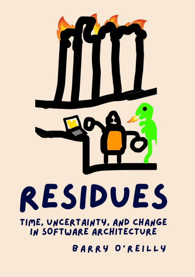 Okładka książki Residues: Time, Change, and Uncertainty in Software Architecture, Barry O’Reilly